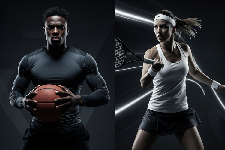Split Athletic Hero Banner