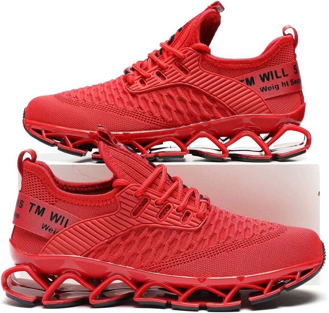 Womens Walking Shoes Fashion Running Tennis Blade Sneakers Mesh Breathable Athletic Sport Gym