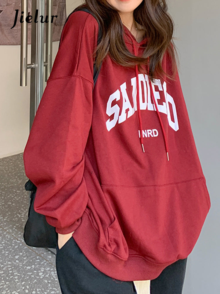 Chic Autumn Color Block Hoodies
