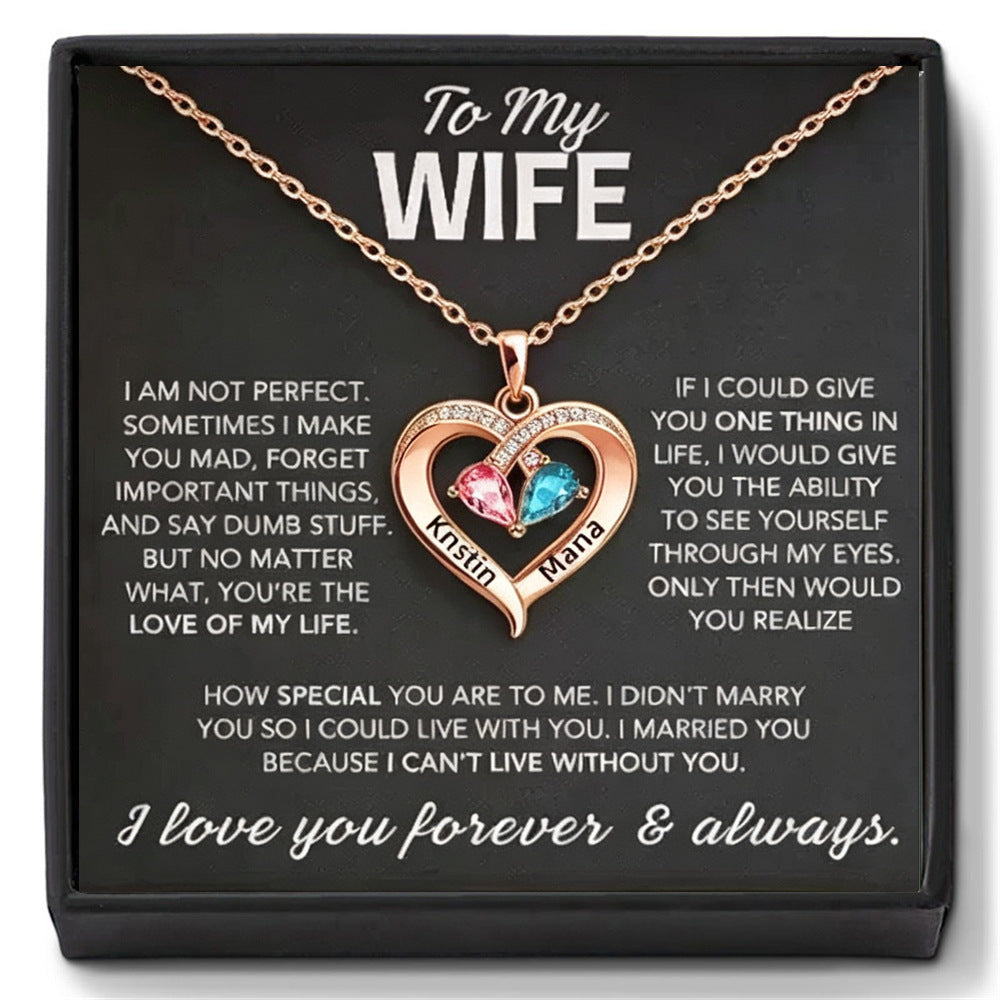 Diamond Birthstone Necklace