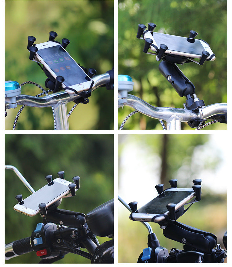 Universal Anti-Theft Motorcycle & Bike Phone Mount