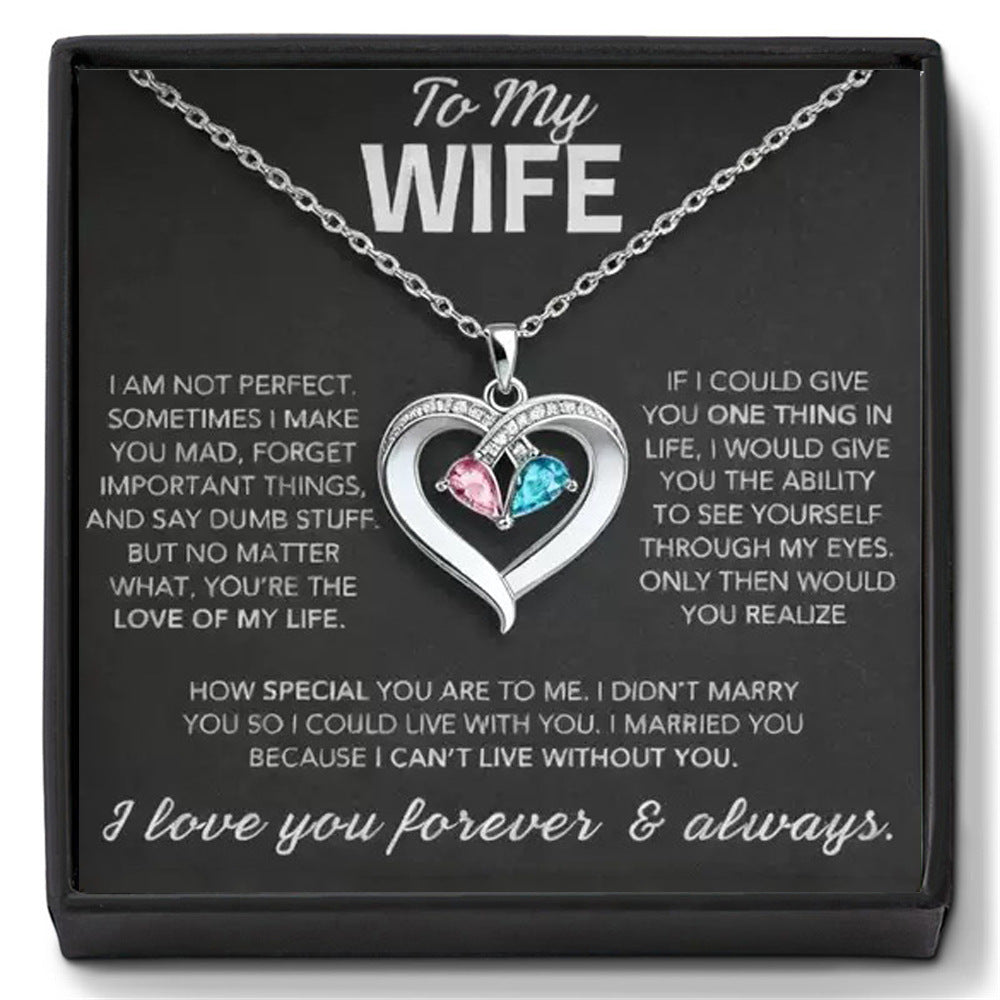 Diamond Birthstone Necklace