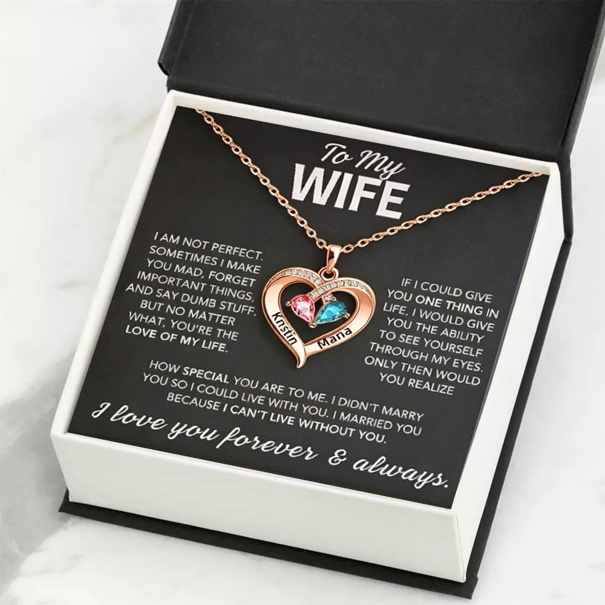 Diamond Birthstone Necklace