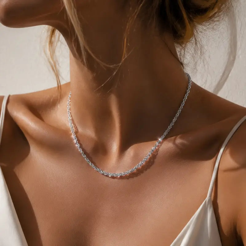 Hot 925 Silver 5Mm Faucet Chain 20-24Inch Necklace for Men Women Fashion Party Wedding Accessories Elegant Gift for Everyday Wear