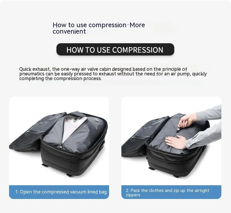 Large-Capacity Compression Backpack