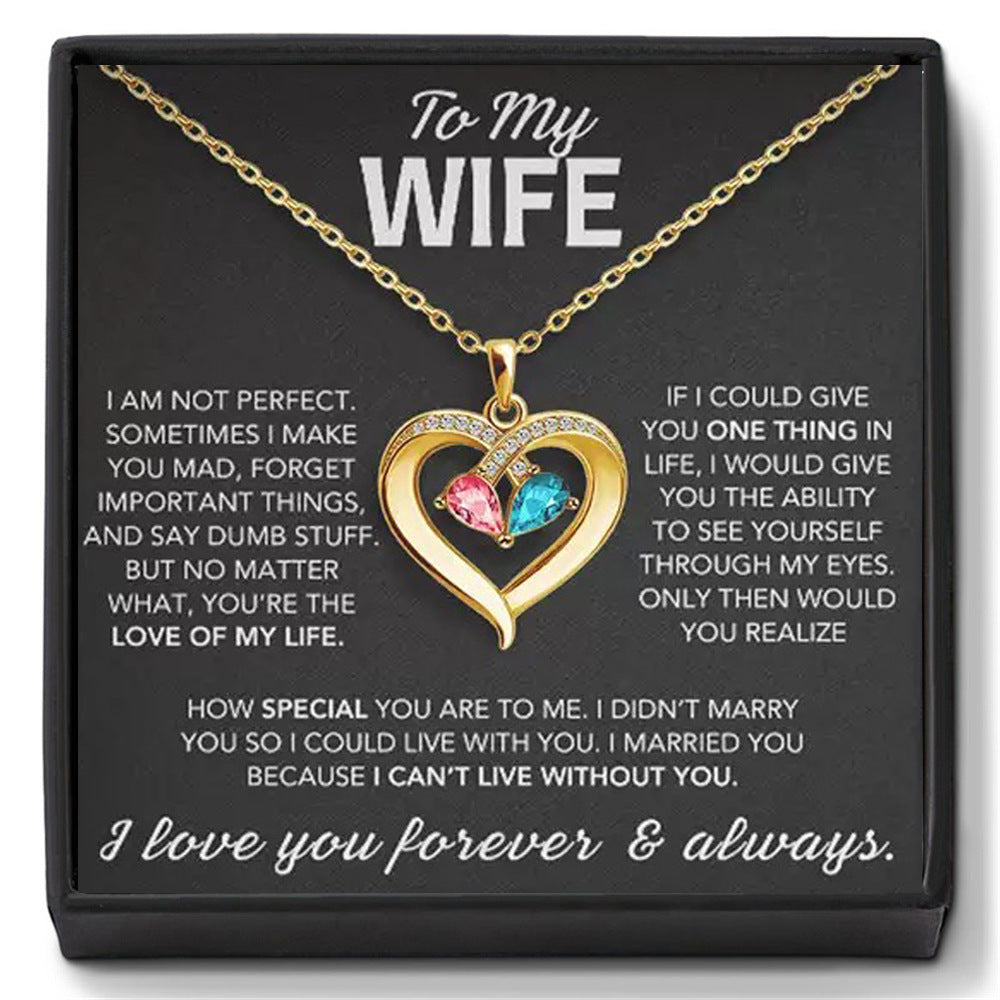 Diamond Birthstone Necklace