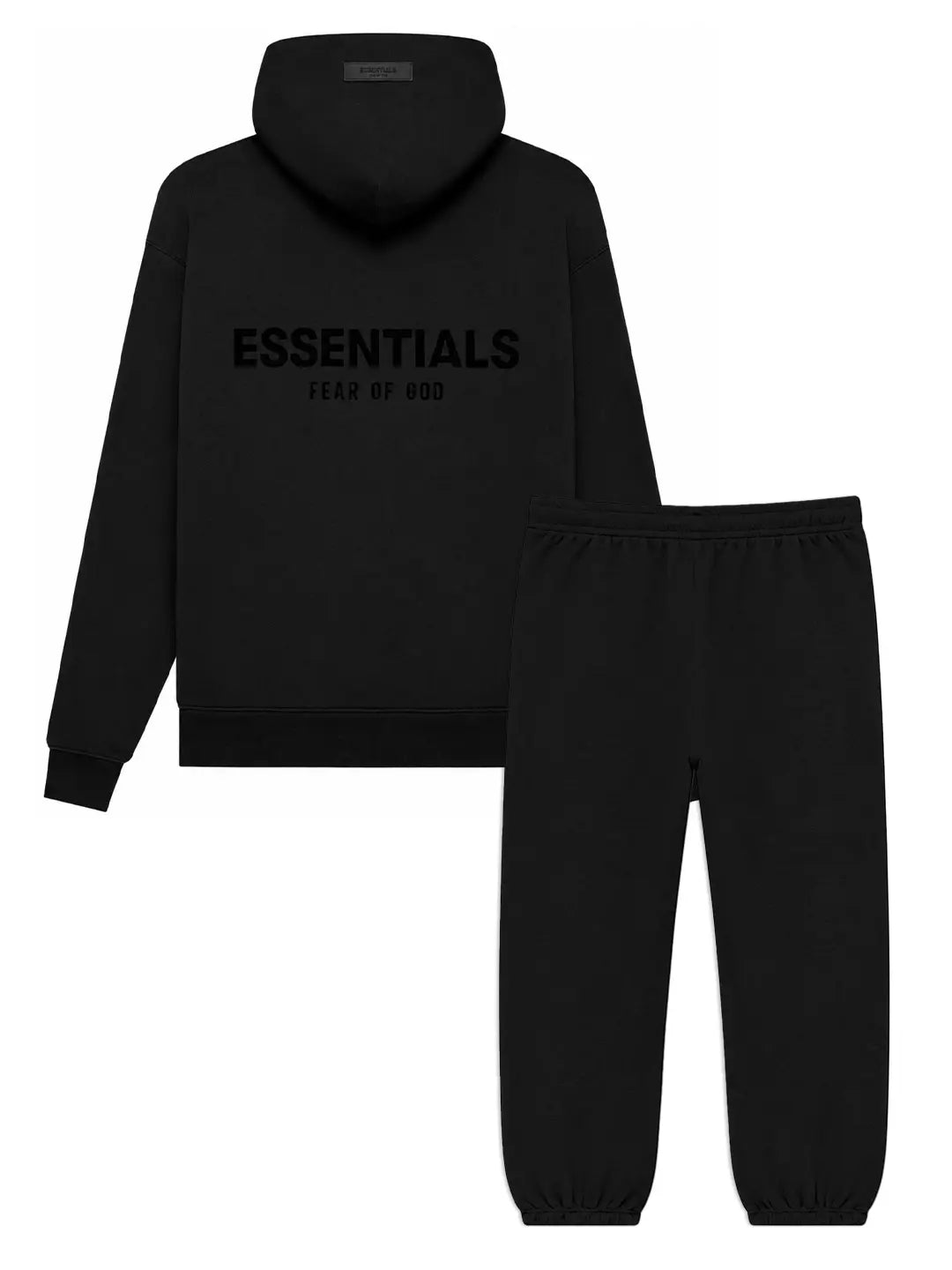 (One Set) Fear of God Essential Stretch Limo Hoodie and Pants for Men or Women Daily Wear
