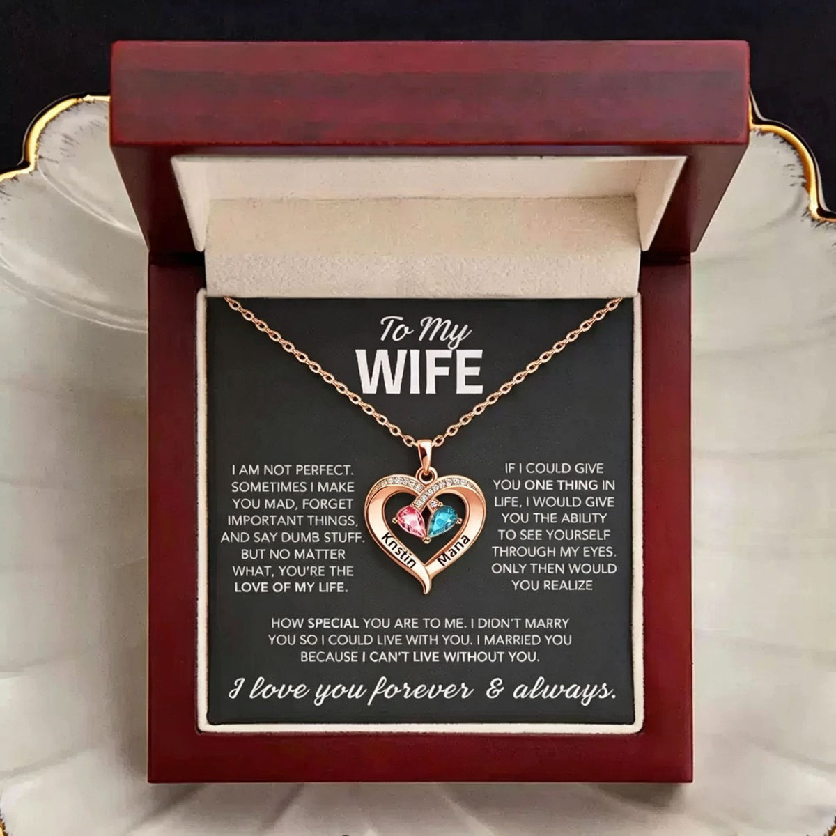 Diamond Birthstone Necklace