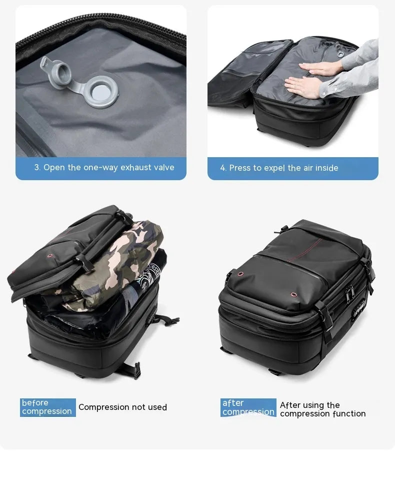 Large-Capacity Compression Backpack